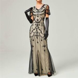 1920s Flapper Evening Gown NWT